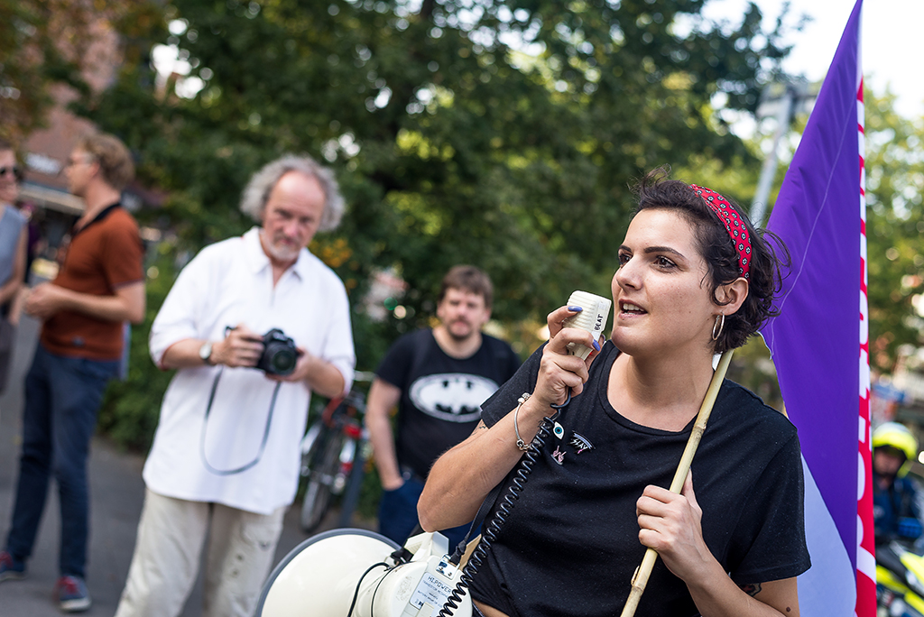 The algorhythm march from Schulterblatt to Westwerk. Photos © Daniel Nide
