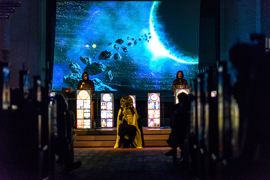 Performance at the main church St. Katharinen. Photo © Daniel Nide