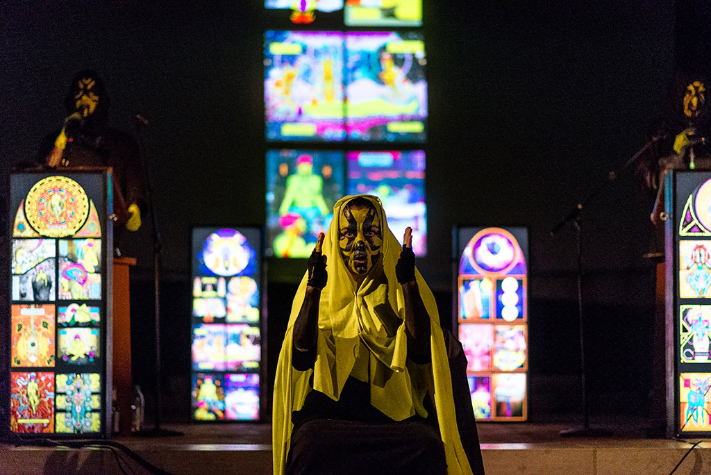 Performance at the main church St. Katharinen. Photo © Daniel Nide