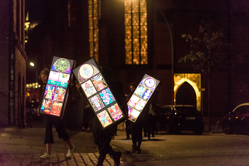Performance at the main church St. Katharinen. Photo © Daniel Nide